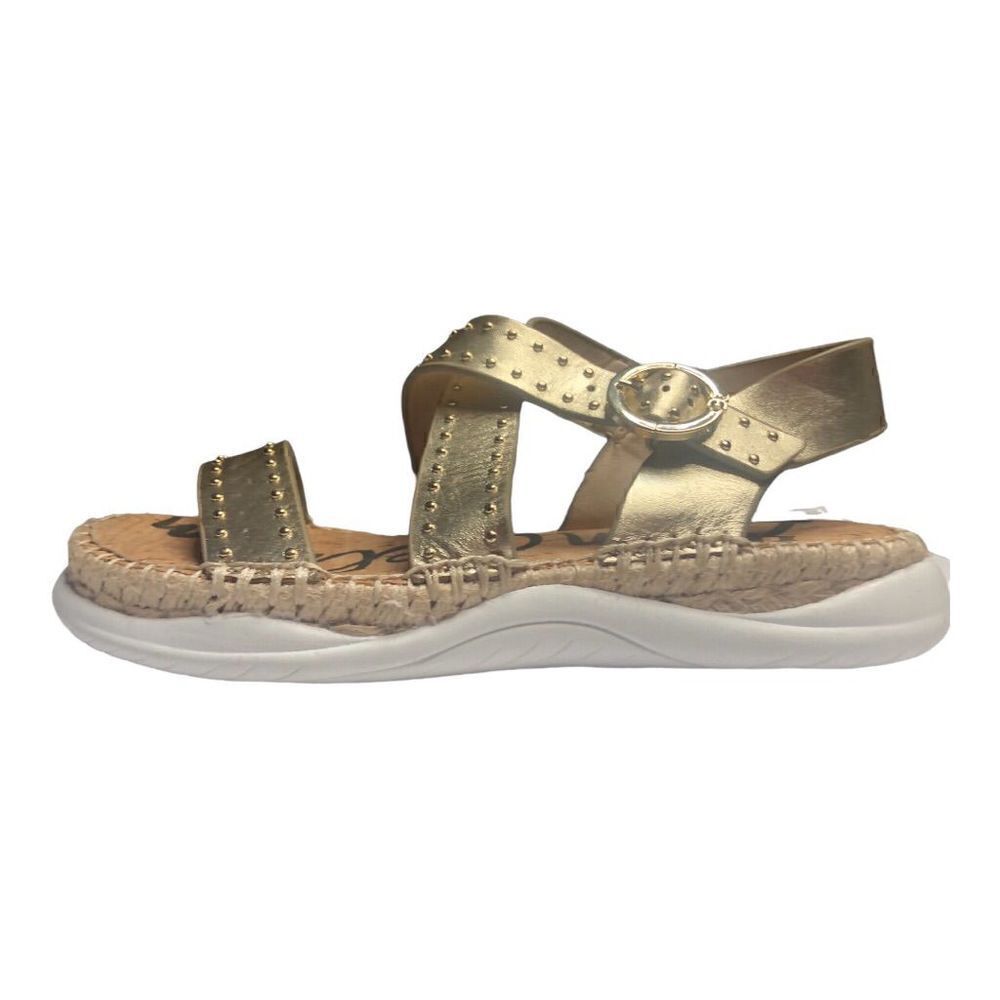Sam Edelman Janette Gold Leather Sandals Size 6m